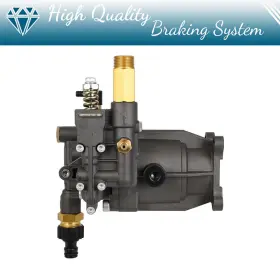 Bmp180195ti Brakemotorparts Brand New 3/4 Inch Shaft Horizontal Pressure Washer Pump Water 3000 Psi 2.5 Gpm #3