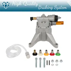 Bmp180198ti Brakemotorparts 3000 Psi 2.5 Gpm Pressure Washer Pump 7/8 Inch Shaft Vertical Replaced