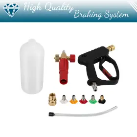 Bmp180209ti Brakemotorparts 5000psi Short High Pressure Washer Gun With Foam Cannon Kit For Car Washing