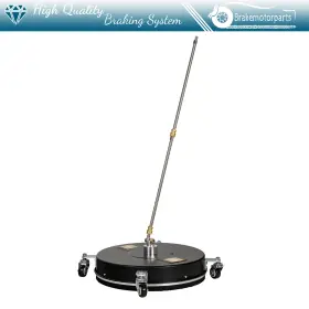 Bmp180523ti Brakemotorparts 18.5 Inch Black Pressure Washer Surface Cleaner With 4 Wheels Stainless Steel 4000psi