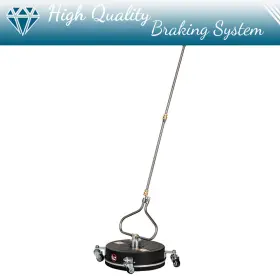 Bmp180524ti Brakemotorparts 13.7 Inch High Pressure Washer Surface Cleaner Stainless Steel 4000psi