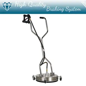 Bmp180527ti Brakemotorparts 16.5 Inch Pressure Washer Surface Cleaner With Handles 4 Spinner Wheels