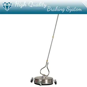 Bmp180529ti Brakemotorparts Pressure Washer Surface Cleaner 13.7 Inch With 4 Wheels Stainless Steel Brand New