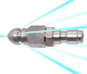 Brand Mizorlie 681599152006 Pressure Washer Sewer Jetter Nozzle With Stainless Steel Mini Silvery1/4