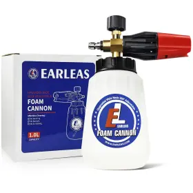 Branded 445007767793 Foam Cannon For Pressure Washer 1 Liter Bottle 1/4 Inch Quick Connector Profe