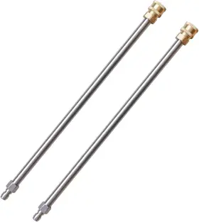 Branded 445028377360 Pressure Washer Extension Wand 17 Inch Stainless Steel Power Lance 2 Pack