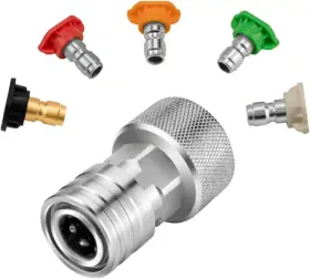 Branded01 313047295200 Garden Hose To Mini Power Washer Adapter 3/4 Ght 1/4 Inch 2026 New