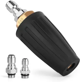 Branded01 313099412495 Pressure Washer Tips Turbo Nozzle 4000 Psi Max. 5000 360 Rotating Spray Pr