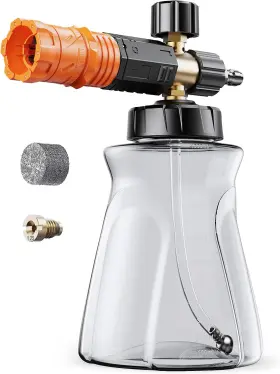 Branded01 705353323393 Foam Cannon For Pressure Washer Blaster With 1/4 Inch Quick Connector 1l