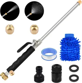 Branded01 711181772739 Jet Nozzle High Pressure Hose 2-in-1 Power Washer For House
