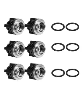 Bbk17 Btrovia 6-pack Pressure Washer Pump Check Valves Kit With O-rings Fits For Annovi Rev Bbk17 Btrovia 6-pack Pressure Washer Pump Check Valves Kit With O-rings Fits For Annovi Rev