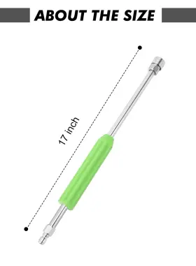 Bulbousrose 768561459353 Pressure Washer Extension Wand 17-inch Stainless Steel 1/4 Inch Quick Connect Pow #3