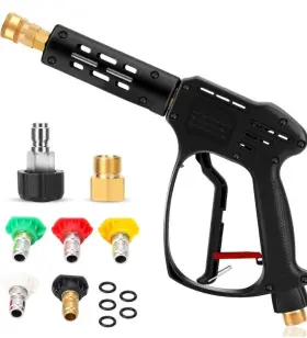 Pwa-001 Bulbousrose Pressure Washer Gun 5000 Psi Max High-pressure Extension Wand 5 Nozzles #2