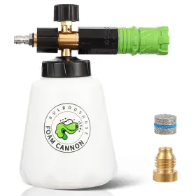 Pwfc-002 Bulbousrose Foam Cannon For Pressure Washer Car Sprayer Fits 1/4 Inch Quick Conn