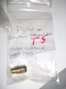 Dm046400sv Campbell Hausfeld Valve Kickback P814 Giant 12325 Or