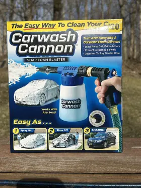 Cannon 826705633219 Nozzle Spray Car Wash Gun Soap Foam Dirt Dust Blaster Hose Thick Sprayer