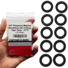 S9-hram-u4eg Captain O-ring - Power Pressure Washer O-rings For 1/4 Inch Quick Coupler High Te