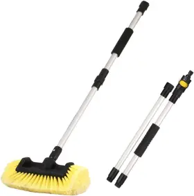 1301 Carcarez Br Ylw 60 Inch Car Wash Brush With Soft Bristle For Auto Rv Truck Boat Camper