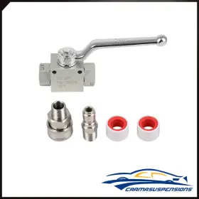 Car180222ma00 Carma Stainless Steel High Pressure Washer Ball Valve Kit For Power Hose 3/8 In