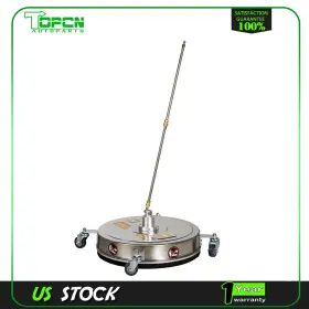 Ca180st521p Carpartsst 20 Inch Pressure Washer Surface Cleaner Stainless Steel With 4 Wheels 4000 Psi