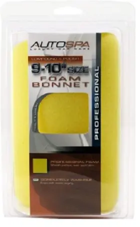 40411as Carrand 125675 Autospa Foam 9-10 Inch Polishing Bonnet Pack Of 2