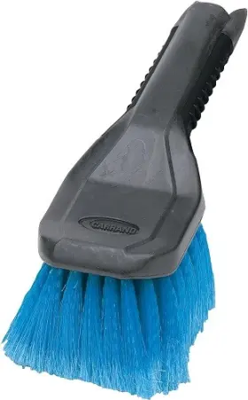94025 Carrand Body Brush With Comfort Grip Handle Black