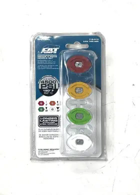 Cat Pumps 046396001634 Professional Grade 4500 Psi 4 Piece Quick Connect Nozzle Set Nib