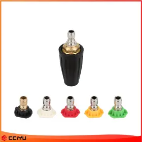 Ze18018901g Cciyu 1/4 Inch High Pressure Washer Rotating Turbo Nozzle Spray Tip 4.0 Gpm 3000 Psi Quick
