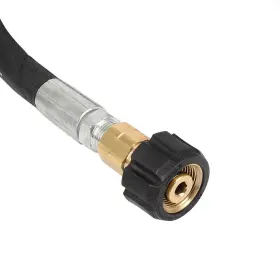 Ze18021301g Cciyu 3ft Pressure Washer Whip Hose 3/8 Inch Jumper With Swivel Steel Connector #3