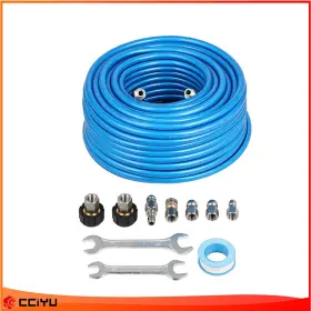 Ze18021801g Cciyu 5800 Psi Pressure Washer Sewer Jet Kit 100ft 1/4 Inch Upgraded Pu Hose Blue