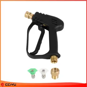 Ze18022101g Cciyu Short Pressure Washer Gun With M22-14mm Inlet Stubby High Handle
