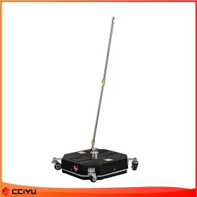 Ze18052601g Cciyu 16 Inch Pressure Washer Surface Cleaner With 4 Wheels 2 Extension Wands Black