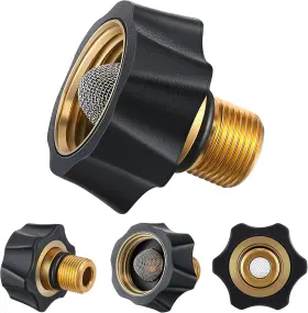 Ia-ceoighe-0226 Ceoighe Garden Hose To Pressure Washer Inlet Adapter Female 3/4 Inch Male 3/8 Water