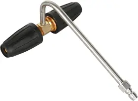Chavor 726084770027 Pressure Washer Gutter Cleaner Two Rotating Turbo Nozzles Attachment 1/4 Inch