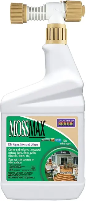 Chemical 445029955918 Mossmax 32 Oz Ready-to-spray Control For Algae Moss And Lichens Outdoor Home