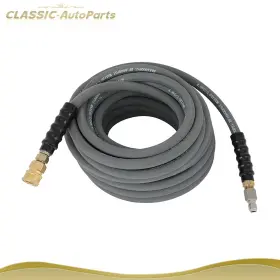 Cl17149ts641 Classic-autoparts 100ftft 3/8 Inch Gray 4000psi Pressure Washer Hose With Couplers