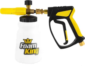Clean Car Usa 726084867666 Foam King Cannon With Snubster - Pressure Washer Sprayer And Trigger Atta
