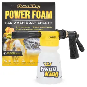 Fk-sheets-spray-01 Clean Car Usa Foam King Gun Wash Power Soap Strip 10ct 5 Washes