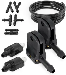 Cnf031 Clicknfit 3-way Truck&van Windshield Washer Spray Nozzles Extension Kit Replacement For