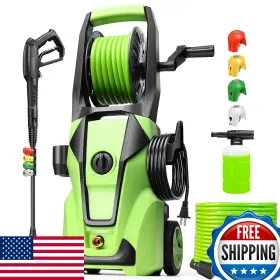 B0fcf299rj Commowner 5000psi 4.0 Gpm Adjustable Electric Pressure Washer With Hose And Nozzles