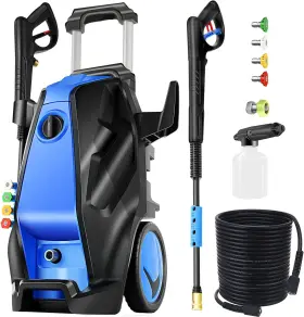 Cm4200-02 Commowner 5000psi Electric Pressure Washer With 33ft Hose M22-14mm 3.0gpm Power Washers