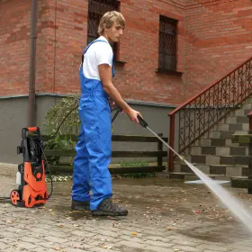 Hcst07645 Costway Electric Pressure Washer 2150psi 1.2gpm Power With 4 Quick Connect Nozzles