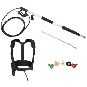 Us-2p24429 Costway 4000psi 18ft Commercial Grade Telescoping Pressure Washer Spray Wand In/outdoor