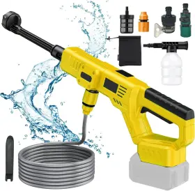 Qd-sq-d-js-1 Cotenor Cordless Power Pressure Washer For Dewalt 20v Max Battery 650 Psi 1.2gpm Port