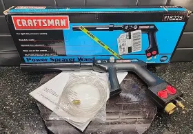 16225 Craftsman Sears Power Spray Wand Light Dury Pressure Washing 2001 Complete