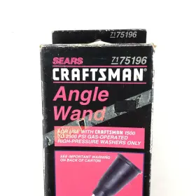 75196 Craftsman Power Washer Angle Wand High Pressure 1500-2500 Psi Gas Only Nos #2