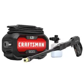 Craftsman 885911948739 1800-psi 1.2-gpm Cold Water Electric Pressure Washer With 2 Spray Tips Craftsman 885911948739 1800-psi 1.2-gpm Cold Water Electric Pressure Washer With 2 Spray Tips