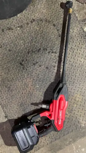 Cmcpw350d1 Craftsman 350 Psi Cordless Pressure Washer Spray Gun 20v - Red