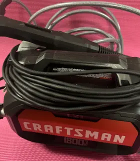 Cmepw1800 Craftsman 1800 Psi 1.2-gallons Cold Water Electric Pressure Washer Foam Cannon