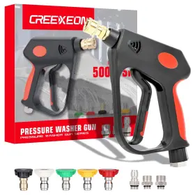 Creexeon 713289627294 Pressure Washer Short Commercial 5000 Psi / 10.5 Gpm Swivel Inlet